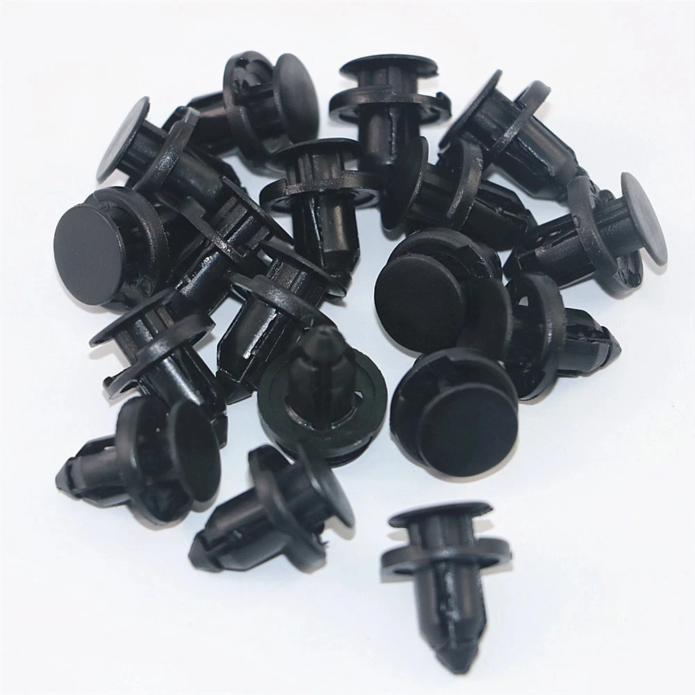 

10/20/50pcs 8mm Auto Fasteners Rivets Clips Car Bumper Door Panel Fender Liner Clips Retainer for Mitsubishi Honda Nissan