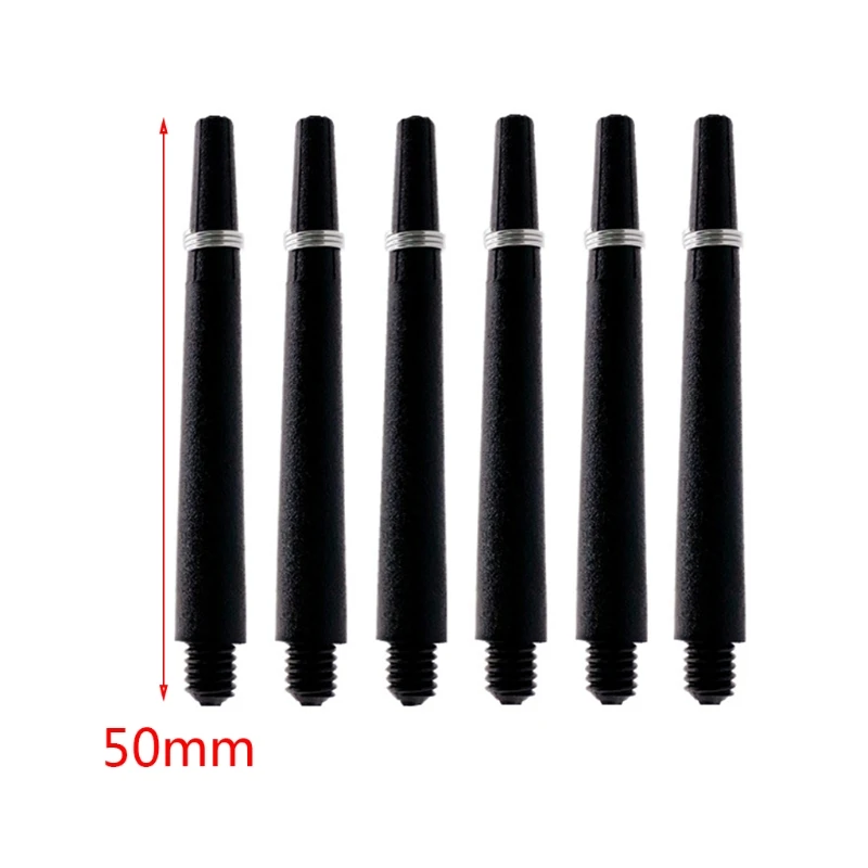 

X7AC 50mm Nylon Dart Shafts Standard Screw Thread Plastic Darts Rod Stem Replacement Accessories