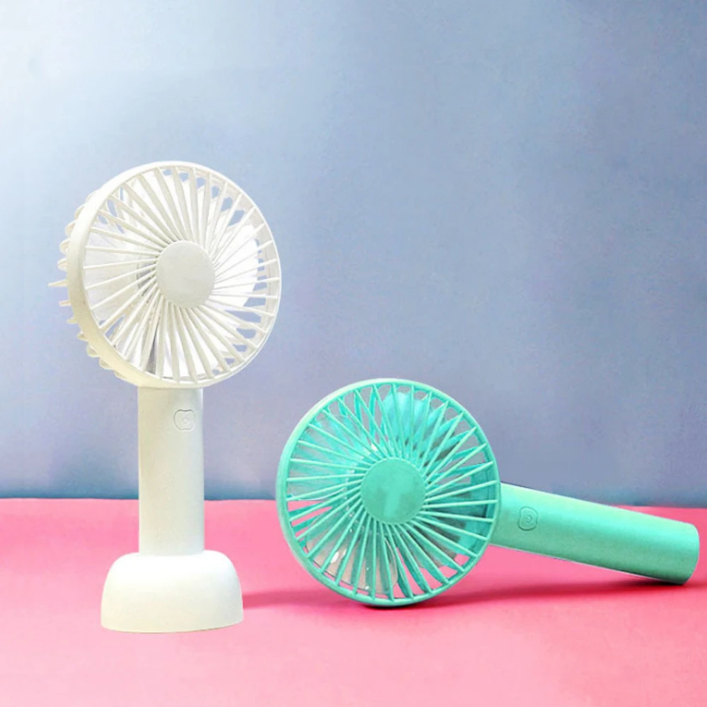 Summer Cooler Portable Fan Handheld Mini USB Charging Desk Fans Rechargeable Adjustable 3 Speed For Office Outdoor Travel | Бытовая