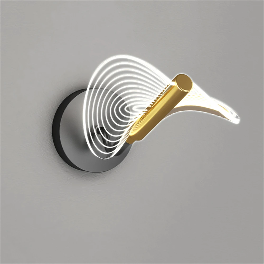 

6W LED Indoor Wall Lamp Bedroom Living Room Bedside Lamp Modern Minimalist Home Wall Light Lighting Acrylic Sconce Wall Lamp