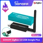 SONOFF ZB Dongle Zigbee 3,0 USB ZBDongle Plus Универсальный ZigBee шлюз через ZHA или Zigbee2MQTT поддержка Sonoff ZBMINI S26R2ZB SNZB