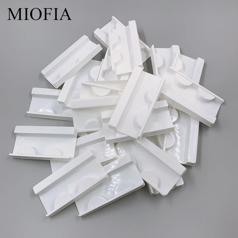 Оптовая продажа 100 шт./упак. прозрачный лоток для ресниц норки зажим закручивания