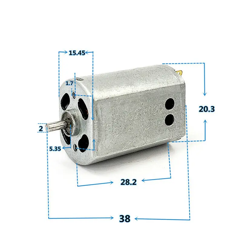 DC 3V 4 5 V 6V 7 32000RPM высокоскоростной FK-132 мини Электрический мотор DIY RC игрушечный