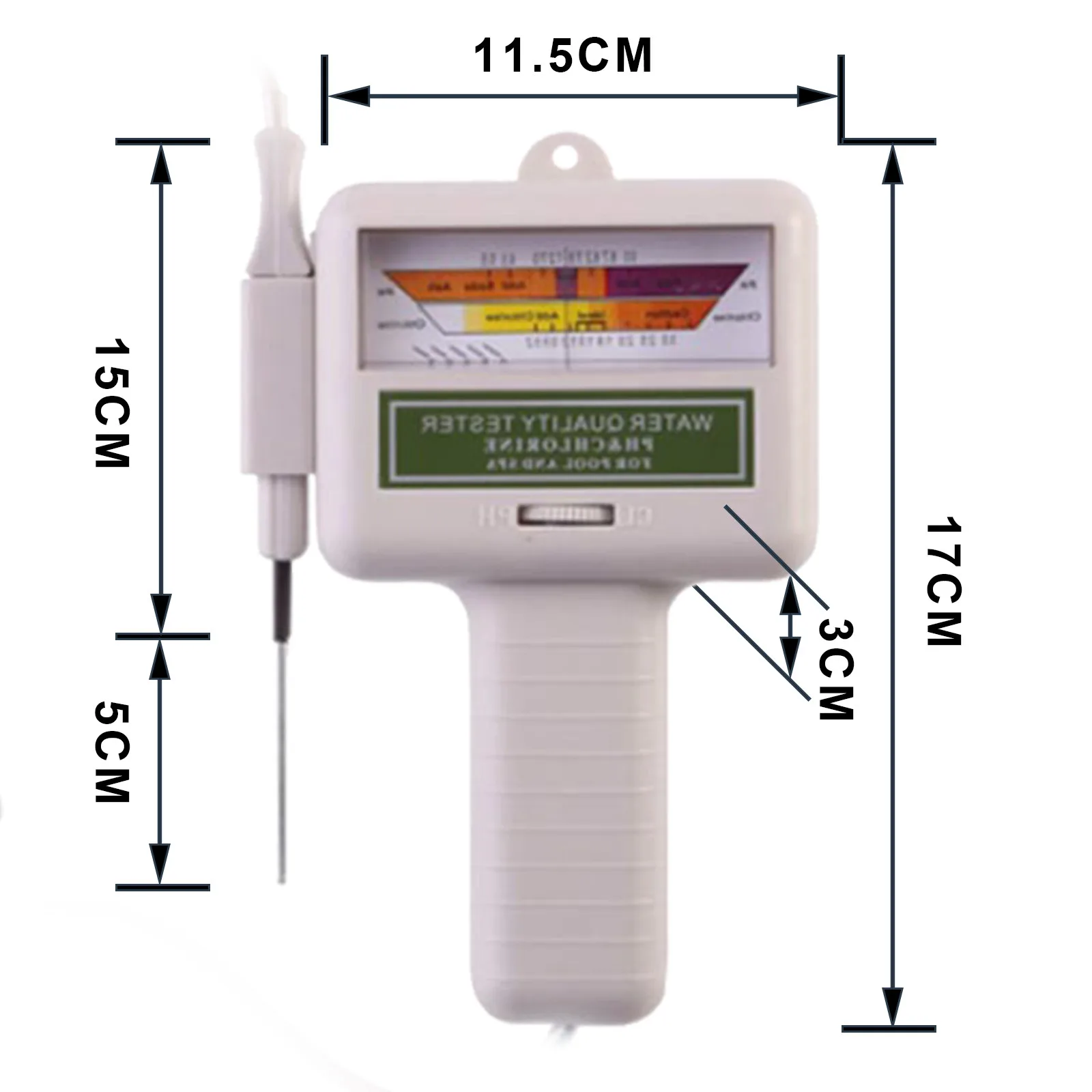 

PH Chlorine Meter,Water Test Digital Electronic PH Tester Chlorine Meter For Pool Spa Swimming Pool Drinking Water