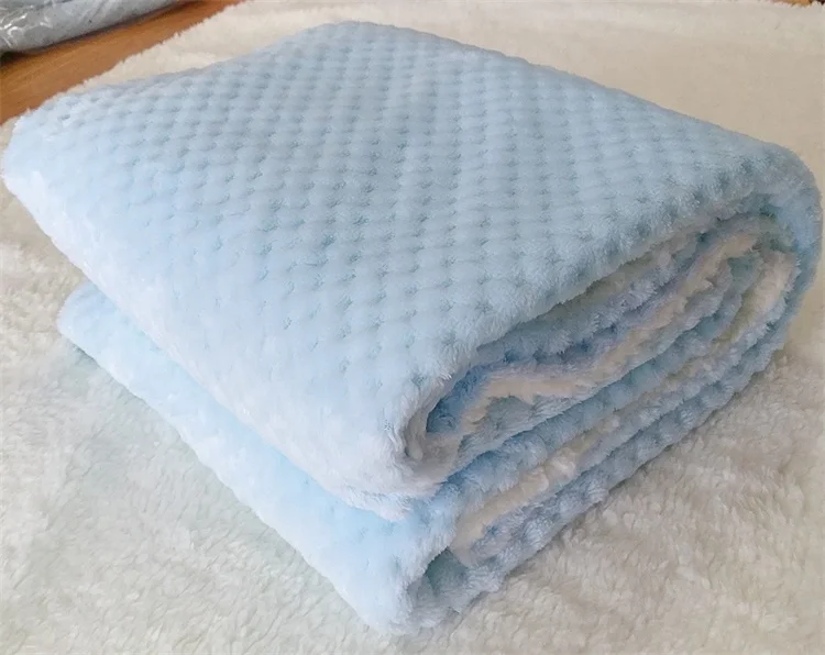 70X100cm-100X120cm детское одеяло на флисе красивое Пышное детское одеяло собака ковер для девочек розового и синего цвета для мальчиков детское спальное одеяло для постельные принадлежности для малышей, Пеленальное Одеяло