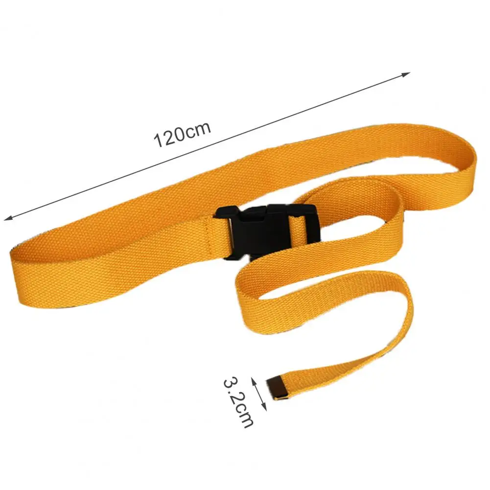 

Belt Solid Color All-match Women Plastic Buckle Canvas Waistband for Holiday
