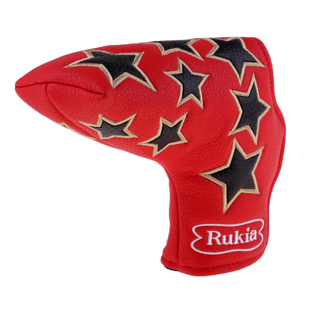Star Stickers Golf Putter Cover Headcover for Blade L Shape Golf Club Cover Accessory Golfer Equipment