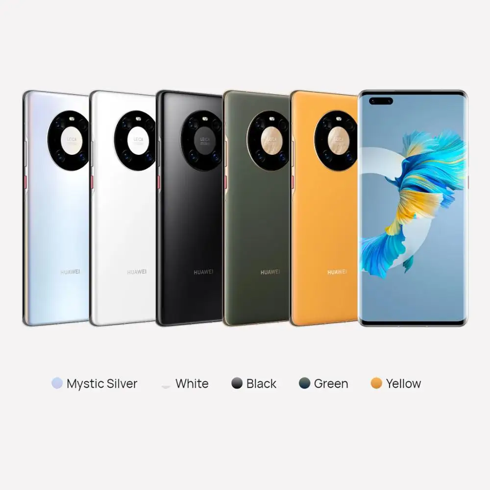 DHL Free HUAWEI Mate 40 Pro 5G Mobile Phone 6.76 inch 90Hz Curved Screen Kirin 9000 Octa Core 5nm craft 50MP Ultra Vision Camera