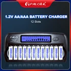 Зарядное устройство PALO на 4-48 ячеек AA AAA, умные зарядные устройства для аккумуляторных батарей 1,2 в AA AAA 2A3A ni-mh ni mh