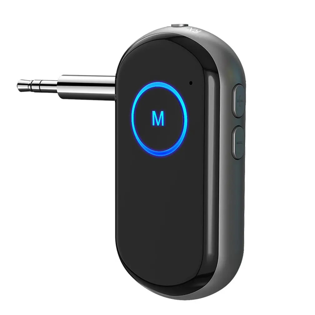 

Bluetooth-compatible Receiver 5.0 3.5mm AUX Jack Audio Wireless Adapter for Car Headphones Mic Bluetooth-compatible 5.0 Receptor