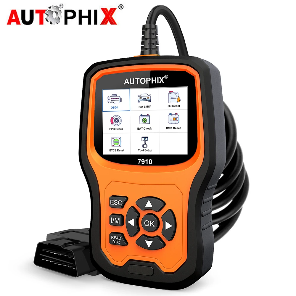 Диагностический сканер Autophix 7910 OBD2 считыватель кодов сканирование полной системы
