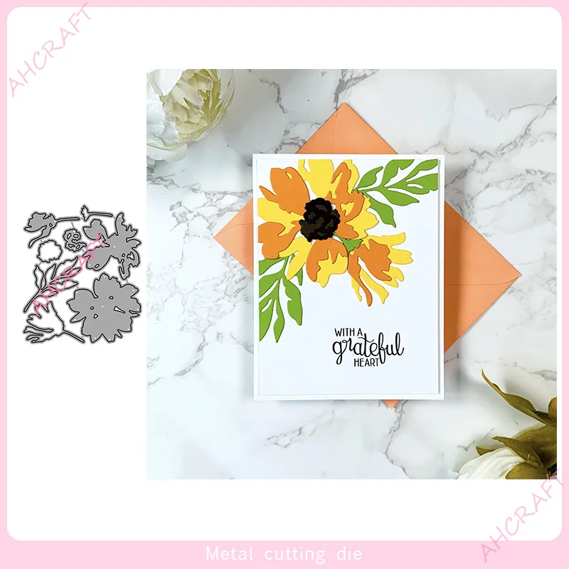 

Flowers Petal Combination DIY Craft Metal Cutting Die Scrapbook Embossed Paper Card Album Craft Template Stencil Dies