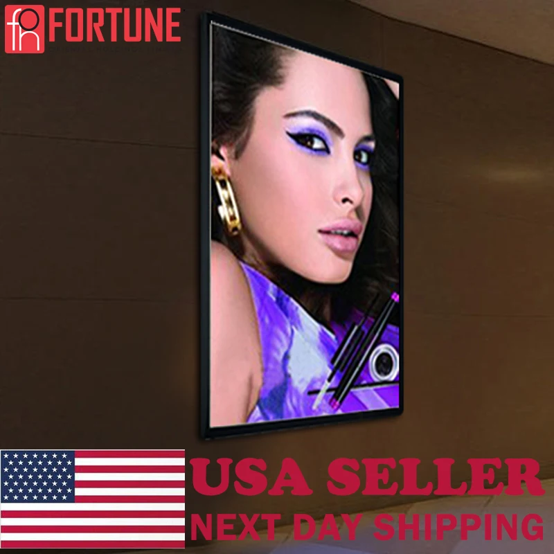 

A1 A2 A3 A4 Advertising LED Light Boxes For Cosmetic Shop Sign Illuminate LED Poster Frame Display Ship From USA Local Warehouse