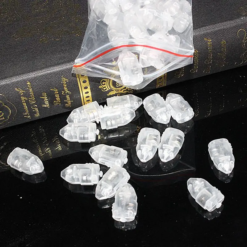 100 шт. светодиодные шариковые лампы огни для воздушных шаров сказочные луна