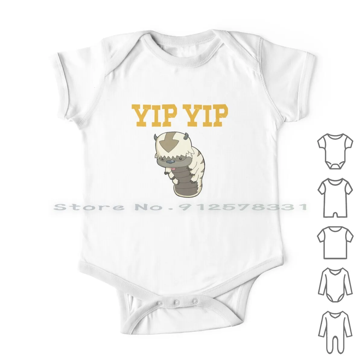 

Appa And Momo Yip Yip Sticker Newborn Baby Clothes Rompers Cotton Jumpsuits Appa And Momo Special The Last Airbender Appa
