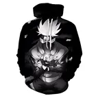 Модная толстовка с капюшоном в стиле аниме для мужчин и женщин, толстовка в стиле Харадзюку, худи с 3D-принтом, 2021
