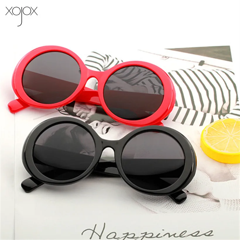 Очки солнцезащитные XojoX женские круглые Модные Винтажные с УФ защитой уличные