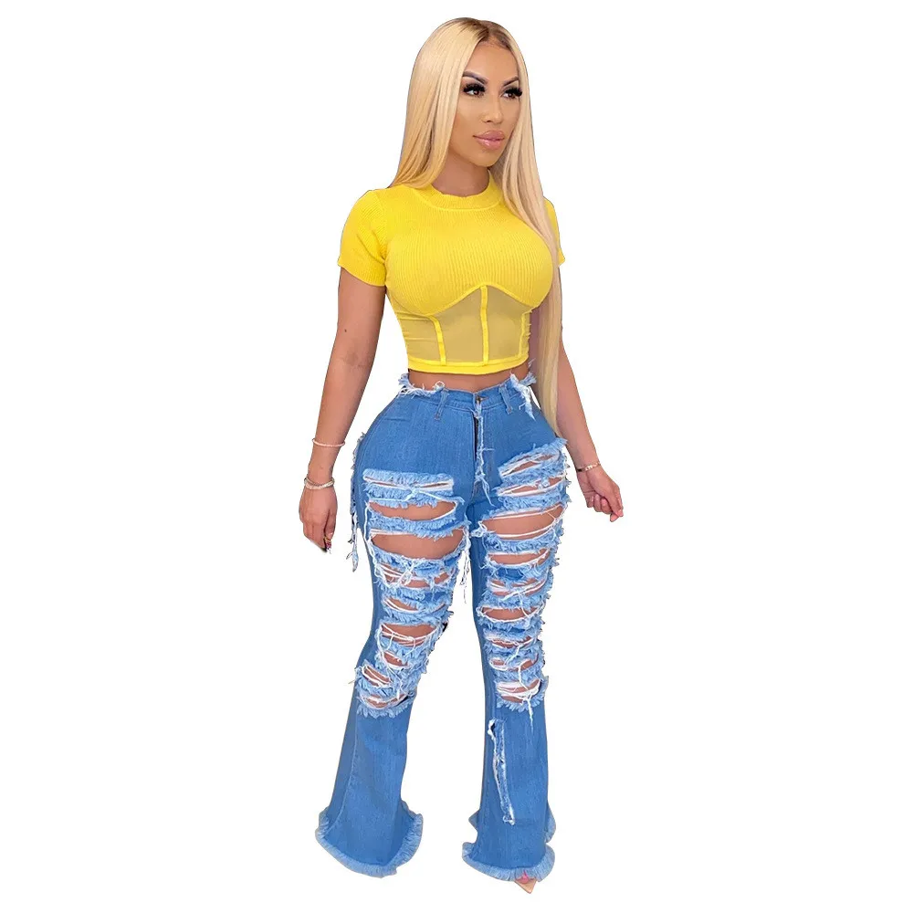 JRRY повседневные женские ребристые Топы с коротким рукавом тощий ребристый