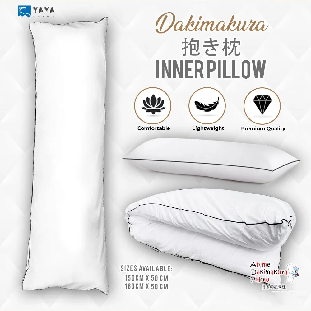 

YAYA Super Comfort Anime Dakimakura Hugging Body Inner Pillow Square Cushion Interior Home Use Pillow Core 150x50 cm or 160x50cm