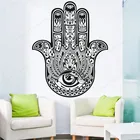 Наклейка на стену Hamsa, виниловая Фатима, ручной глаз, Будда, искусство для дома, гостиной, Фреска  JH535