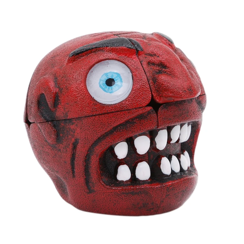 Нео куб Хищник дьявол голова демона волшебный Красный Дьявол Голова клыки