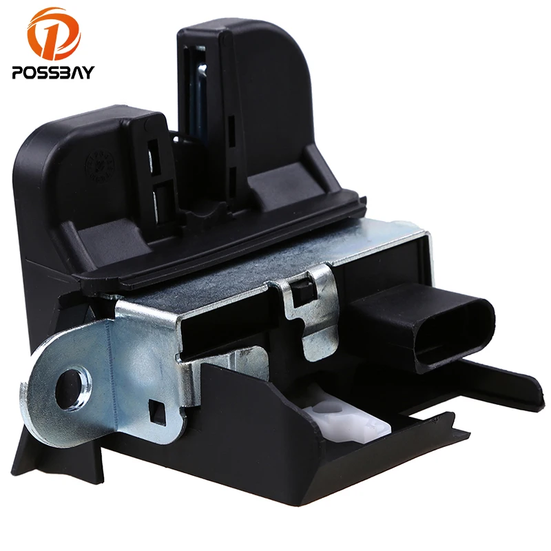 

Защелка замка задней крышки багажника POSSBAY, черная, подходит для VW Tiguan 2008, 2009, 2010, 2011, 2012, 2013, 2014, 2015, 2016, 5M0827505E