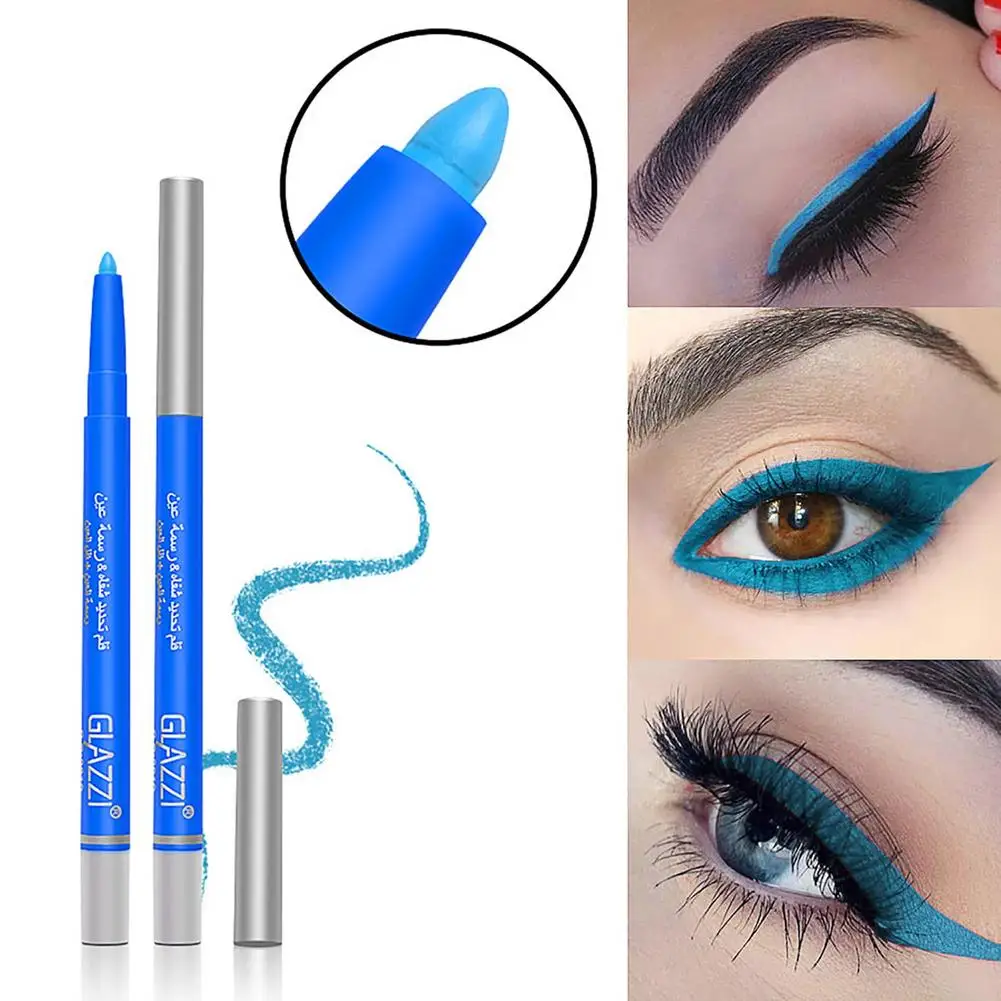 

GLAZZI 12 Colors Eye Liners Set Retractable Eye Makeup Pencils Professional Waterproof