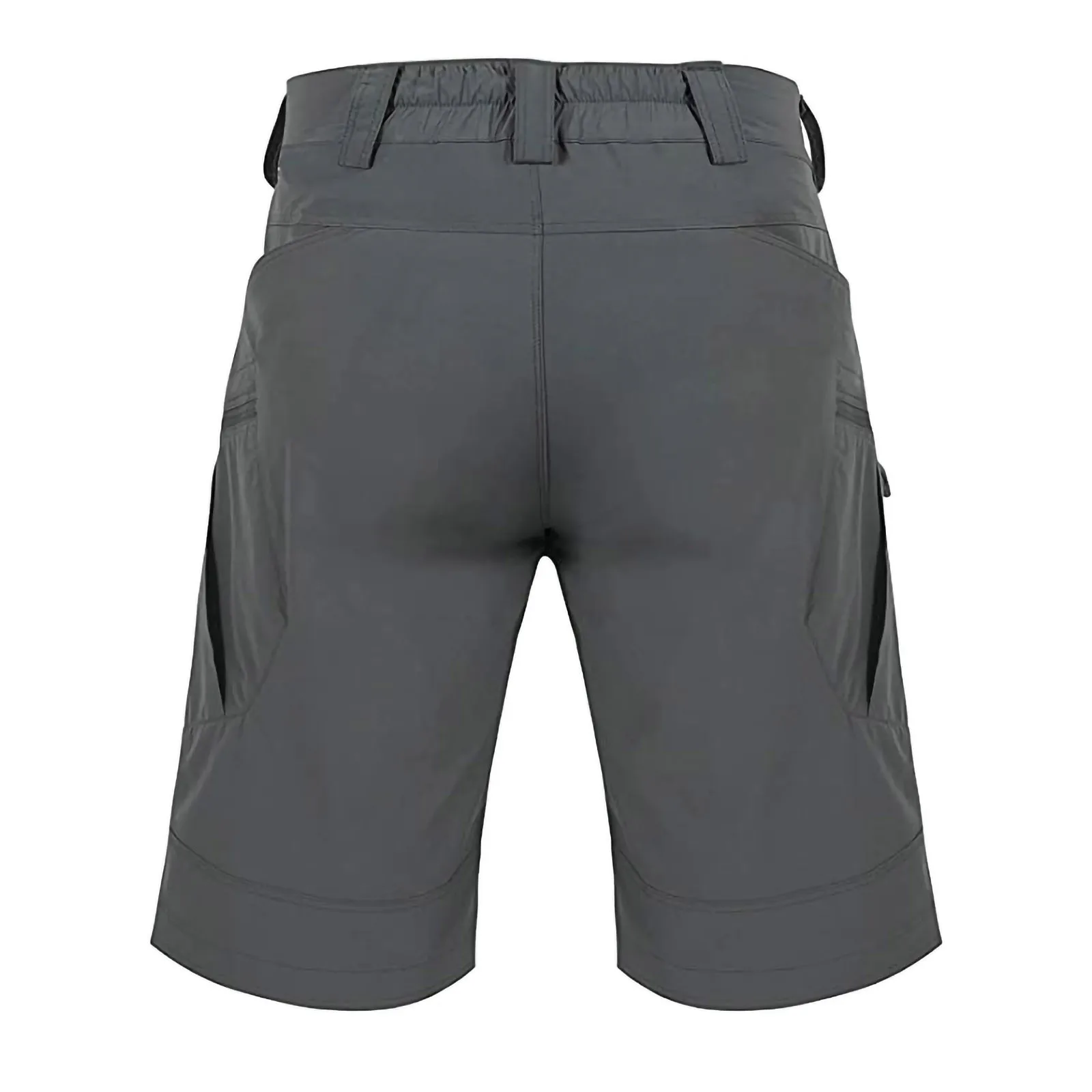

Summer men's fashion solid color overalls pants five-point pants waterproof plaid shorts shorts classic twill loose fit 02*