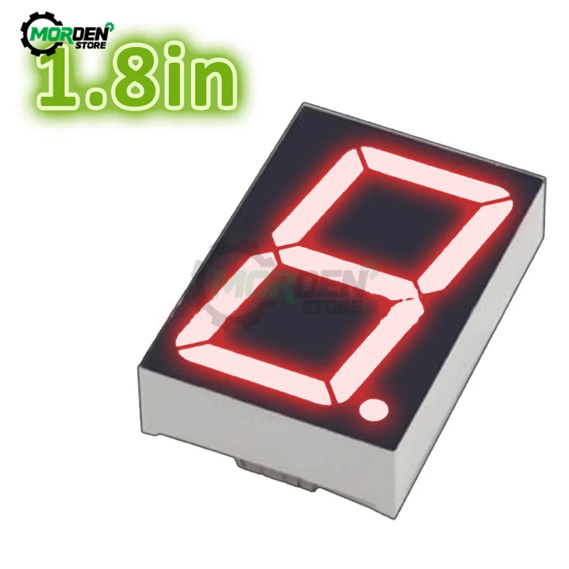 1.8 Inch LED Module Common Cathode 10 Pin 1 Bit 7 Segment 2.2 x 1.5 0.43 Red Display Digital Tube | Инструменты