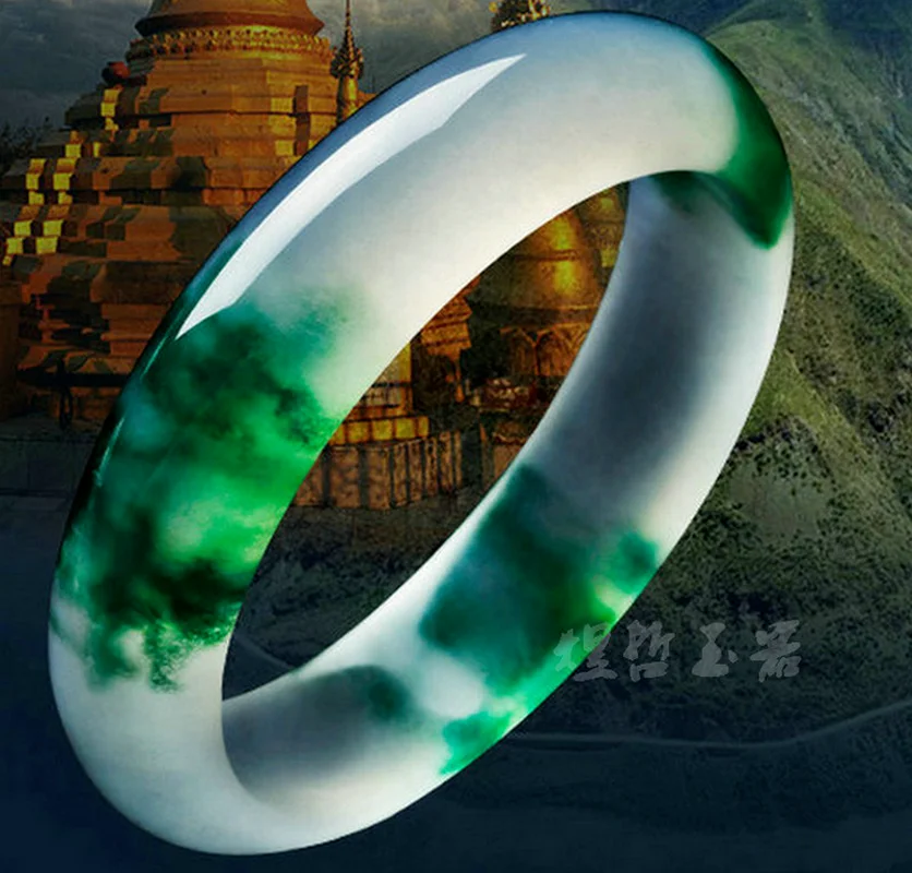 

Certified 100% Natural Grade A Jade Jadeite Bangle Bracelet