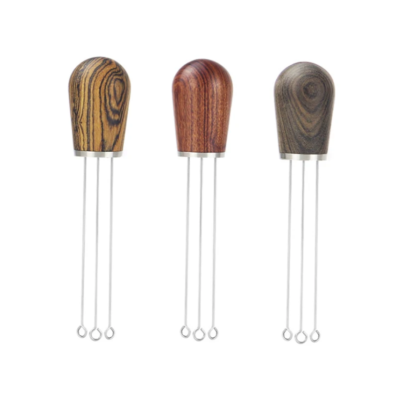 

Cloth powder needle solid wood handle Needle Coffee Tamper Coffee Tamper Distributor Leveler Tool NeedleType Powder Distributor