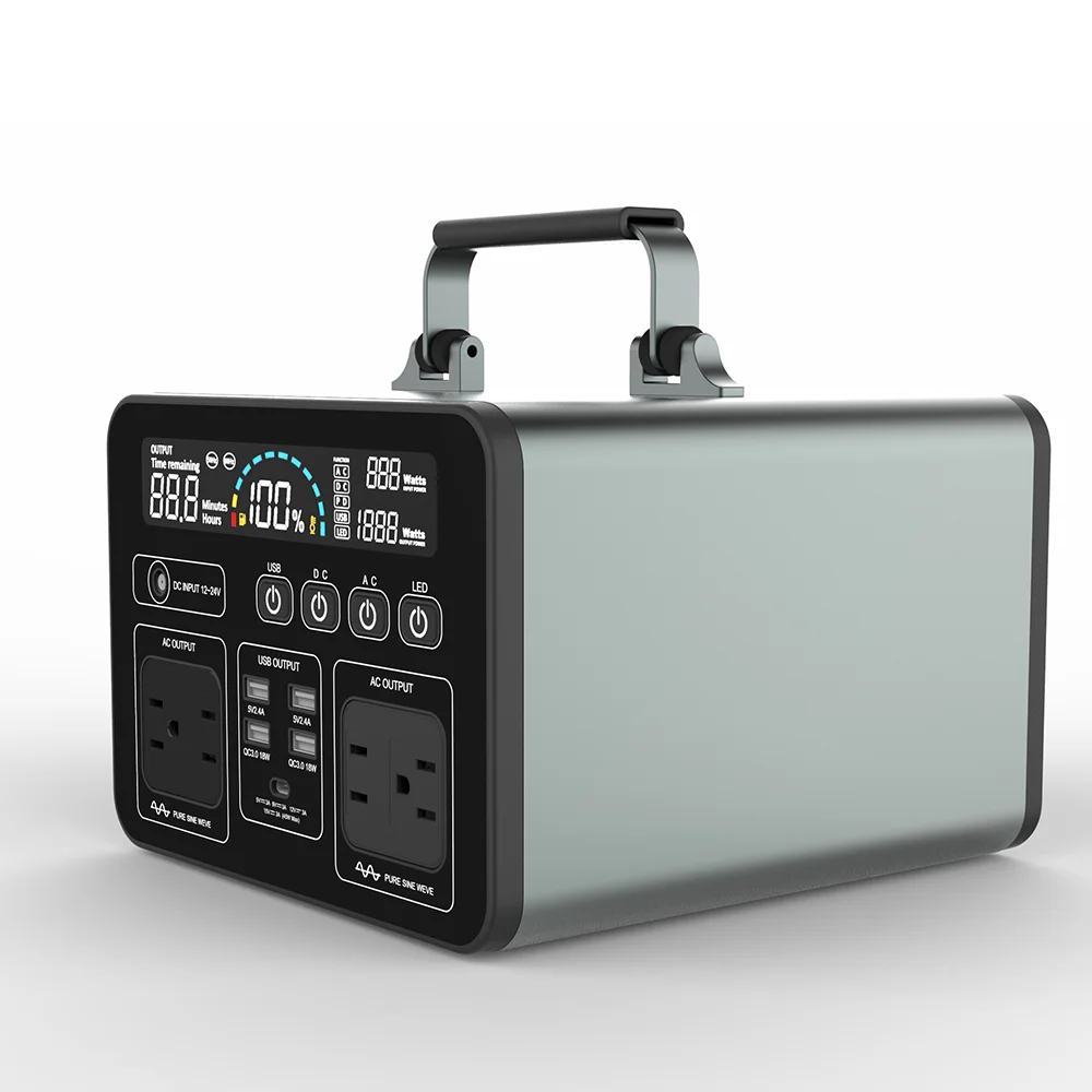 

500W Portable Power Station 110V 220V 135200mAh Solar Generator Energy Storage Power Supply Car Outdoor Power Station