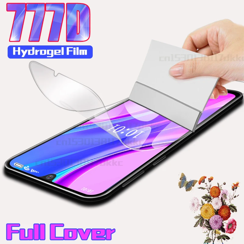 Гидрогелевая пленка для Xiaomi Redmi Note 9S 9 Pro Max защита экрана K30 10X 5G 9A 9C защитная Note9 S K 30