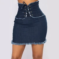 new womens jeans short skirt ladies high waist skirt