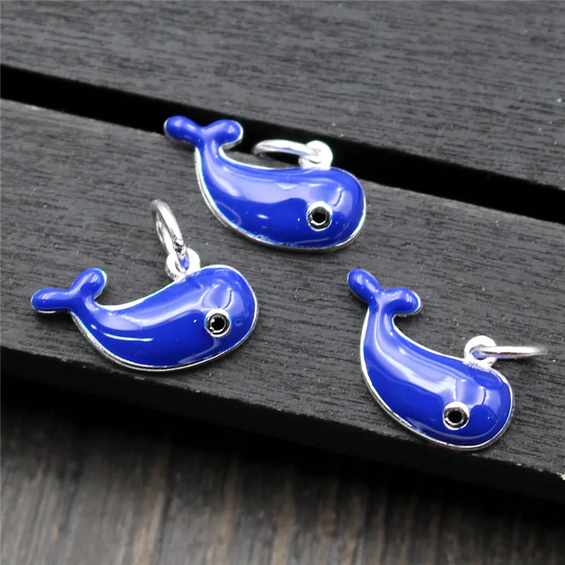 Настоящее серебро 925 пробы капля клей КИТ Шарм комплект с подвесками для DIY