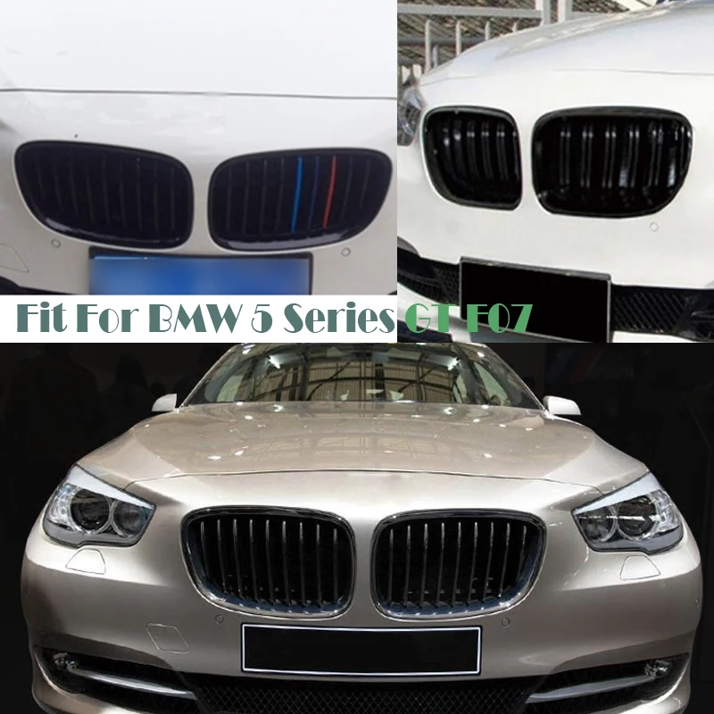 Решетки для BMW 5 Series GT F07 GT5 M гоночные Грили из углеродного волокна и черного цвета