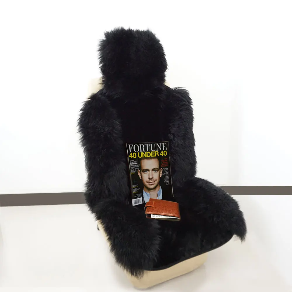 AUTOROWN Накидки на сиденья автомобиля Универсальный размер Меховые накидки из 100%