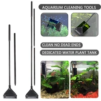 aquarium algae scraper aluminum alloy multi tool cleaner kit set aquatic water aquarium plant grass cleaning tool with 10 blades