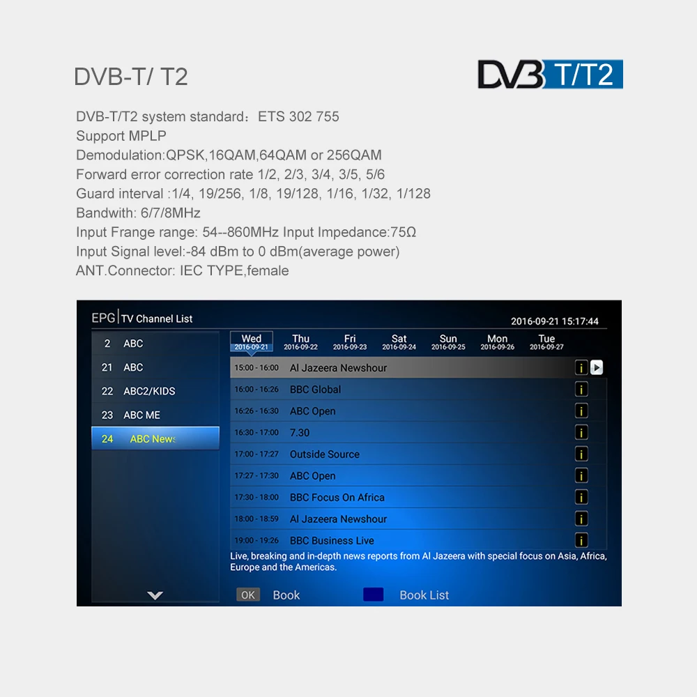 Mecool M8S плюс T2 Гибридный ТВ приставка Android 9 0 DVB спутниковый receivr Amlogic S905X2 Quad Core 2 Гб
