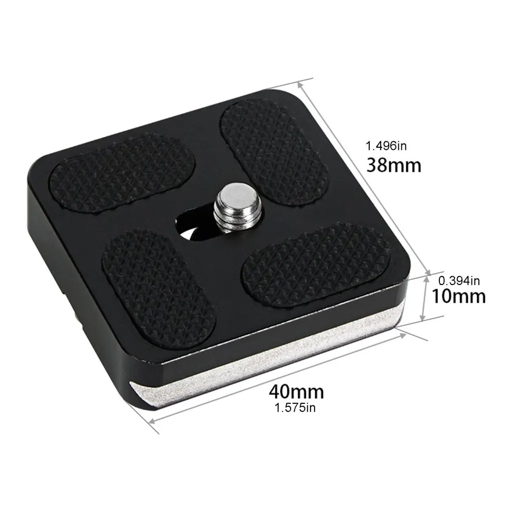 

Tripod Universal Monopods PU40 Quick Release Plate J1 N1 Tripod Ball Head Arca Swiss with 1/4 inch Screw Camera Accessory