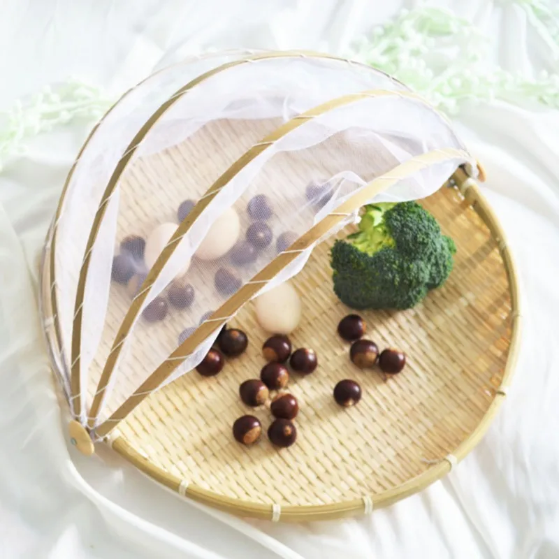 

kitchen gadgets and accessories 100% brand new high quality Hand-Woven Atmosphere Outdoor Picnic Mesh Net Cover Summer Hot Style