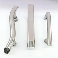 silver stainless steel installation shower glass sliding door accessories shower enclosure handle door