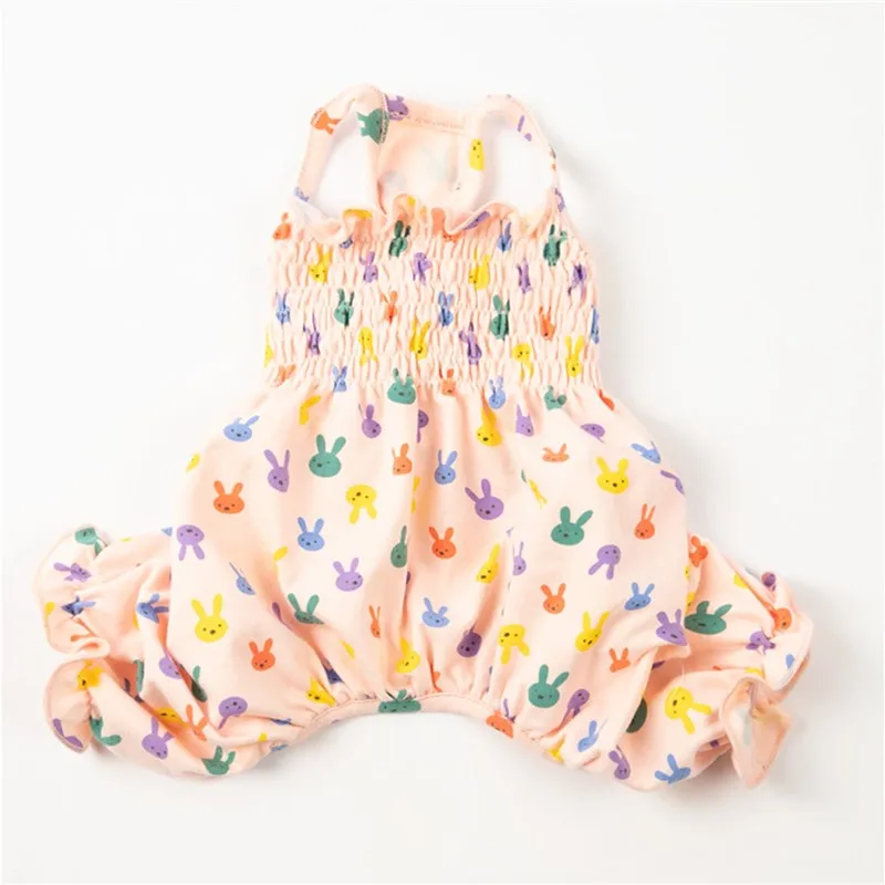 

Pets Products Supplies Clothes Cute Rabbit Pattern Jumpsuit For Small Puppy Dogs