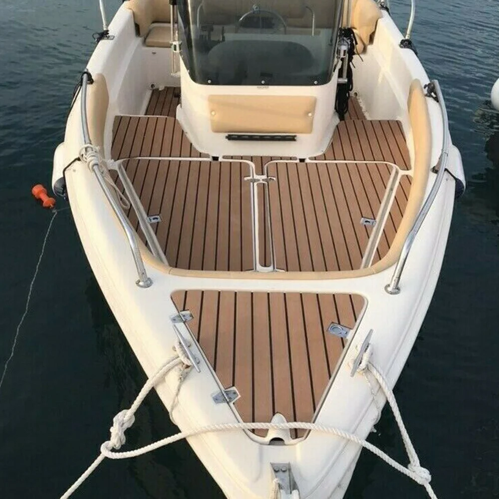 

1PC EVA Boat Non-slip Cushion Synthetic Teak Boat Floor Safety Mat Yacht Deck Cushion Decor Practical Boat Ground Cushion for Sh