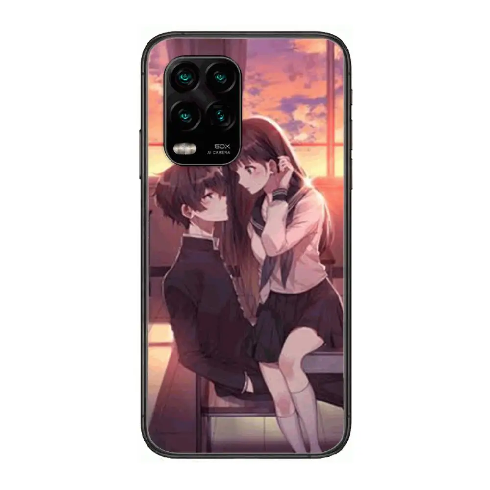 

horimiya manga anime case Phone Case For xiaomi Redmi Note 9S 8 7 6 5 A Pro T Anime Black Cover Silicone Back Pretty senior