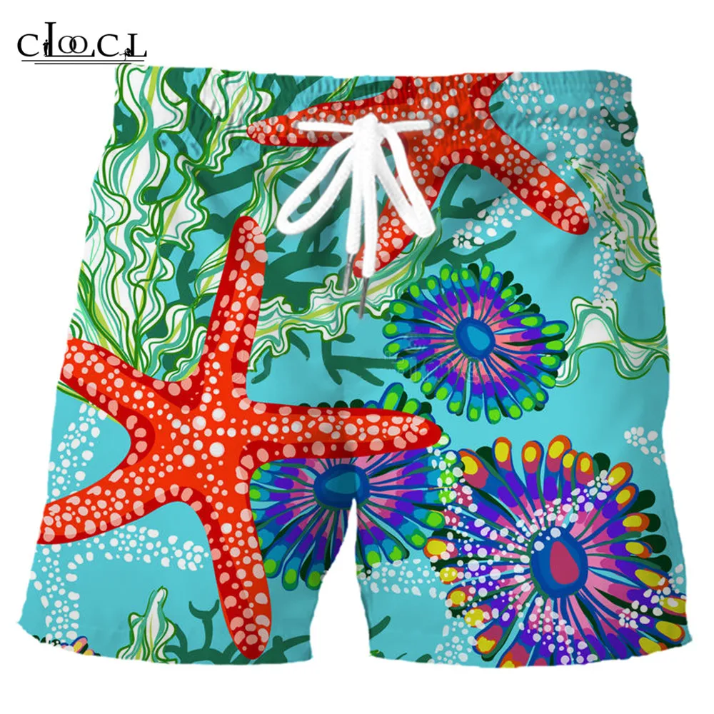 

CLOOCL Fashion Men Beach Shorts 3D Cartoon Printed Sports Pants Unisex Casual Clothes Men's Clothing Personality DIY Ropa Hombre