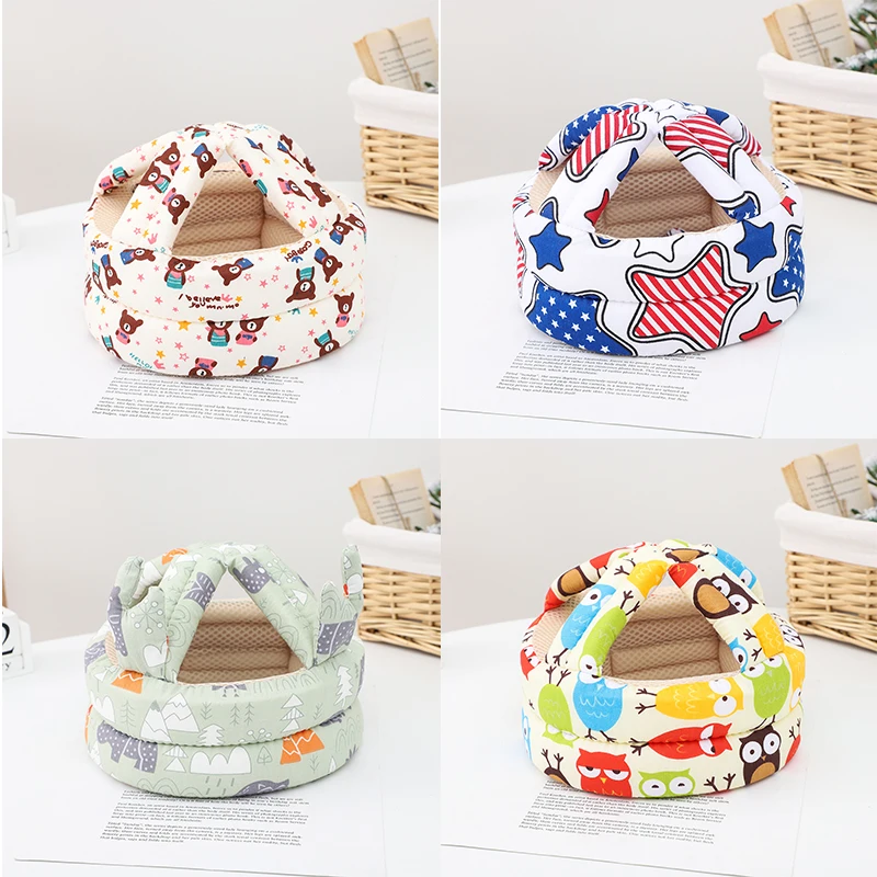 Детский защитный шлем для мальчиков и девочек против столкновений мягкая шапка