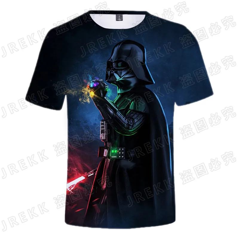 Дисней &quotЗвездные войны&quot 3D Футболка с принтом одежда для мужчин женщин детей