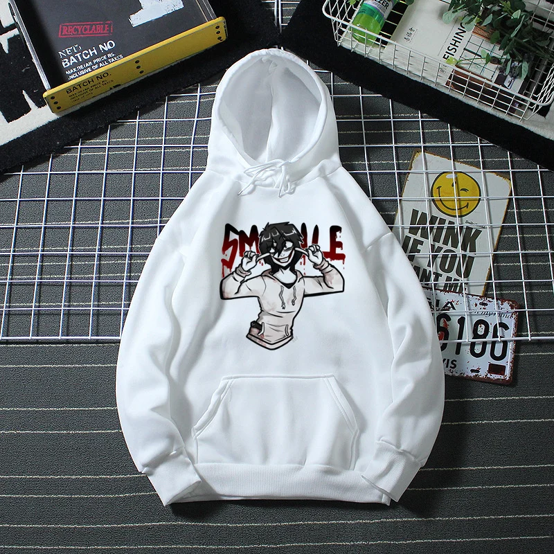 

Jeff the Killer 1 Custom Printed Men's And Women's Hoodie Hipster Hip Hop Tracksuit Funny Sweatshirt