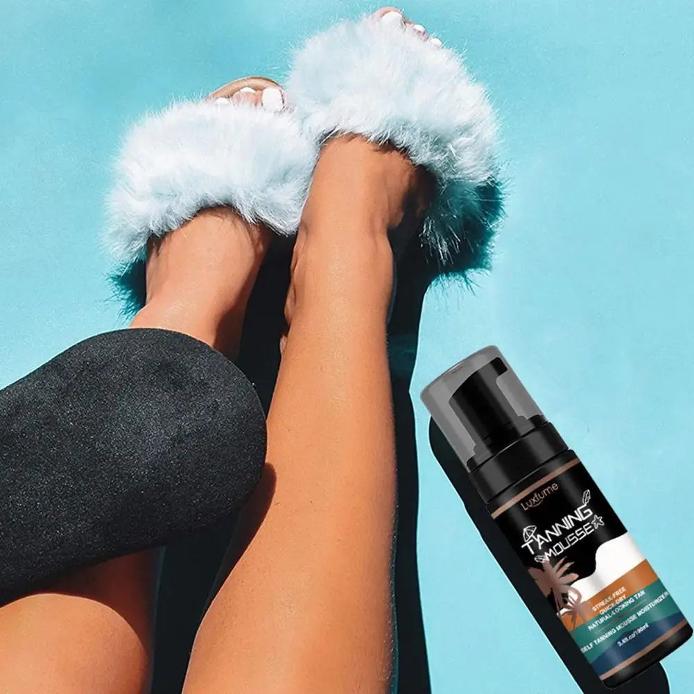 Коричневый мусс долговечный без загара самозагар органический натуральный